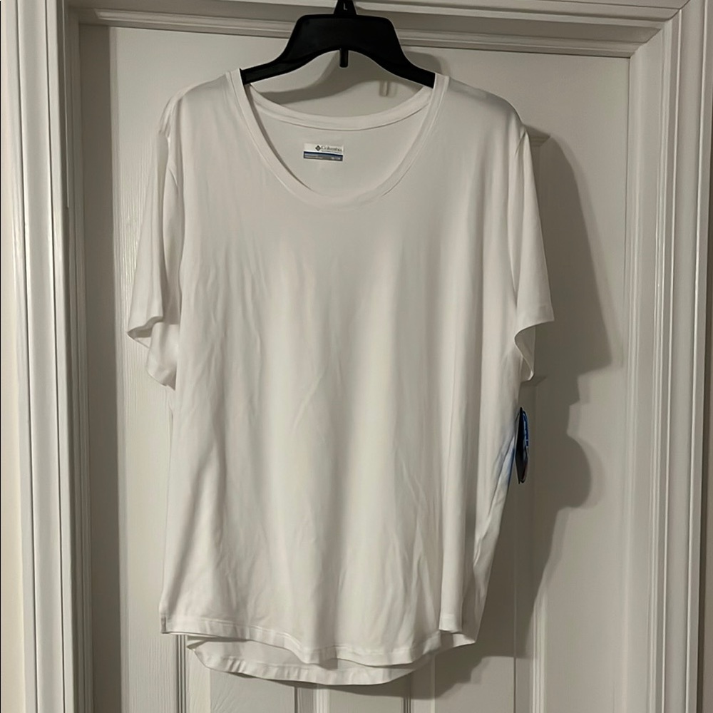 Women’s Columbia PFG White Tee